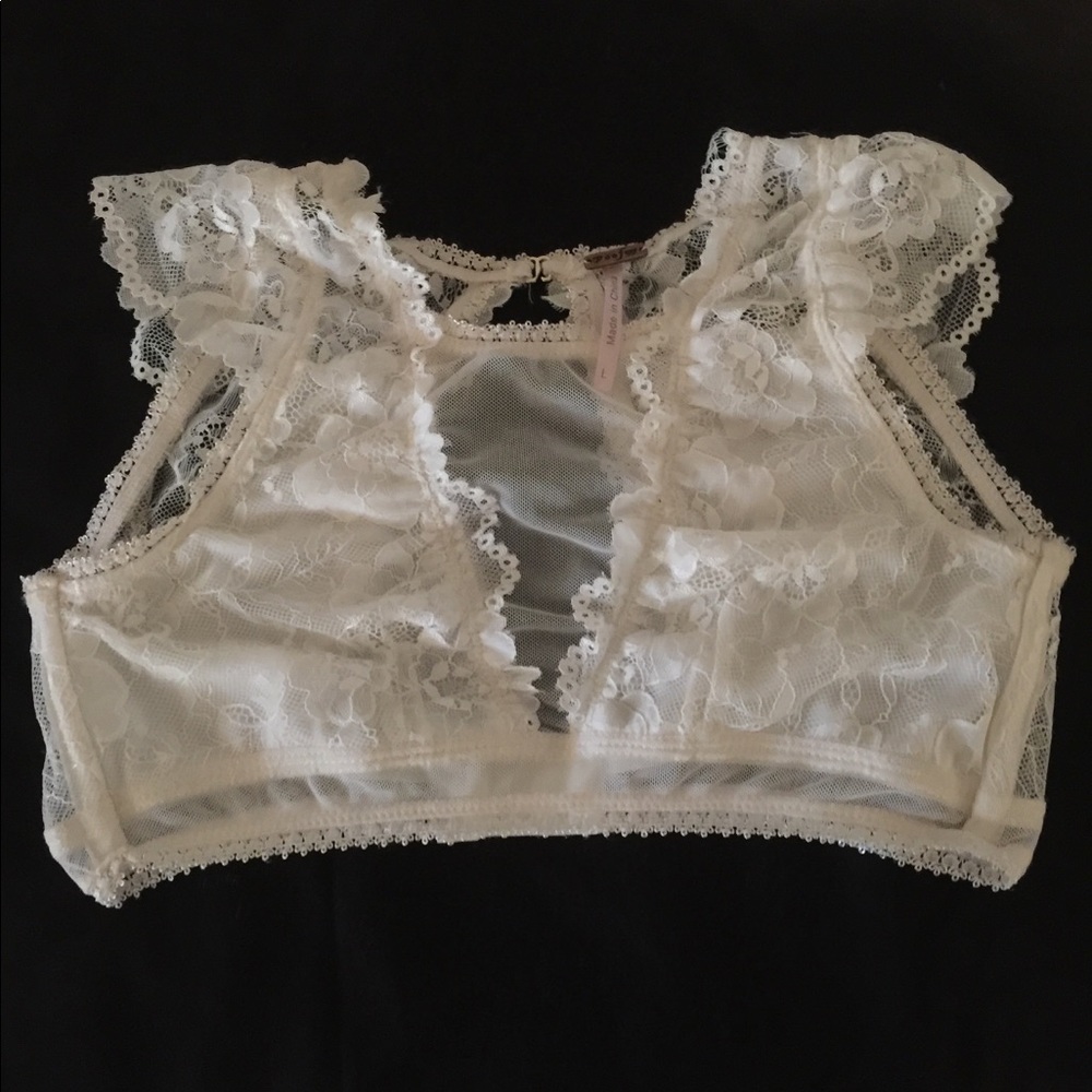 Cream Lace Bralette
